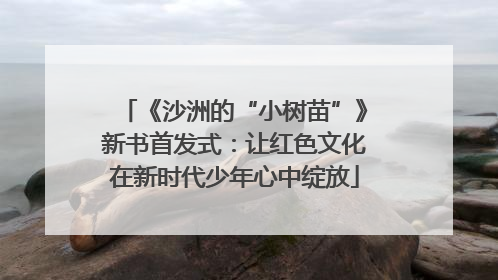 《沙洲的“小树苗”》新书首发式：让红色文化在新时代少年心中绽放