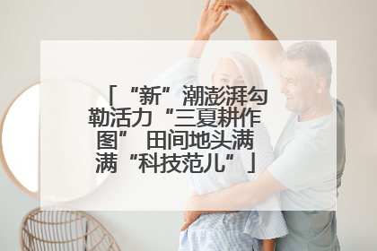 “新”潮澎湃勾勒活力“三夏耕作图” 田间地头满满“科技范儿”