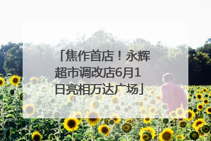 焦作首店！永辉超市调改店6月1日亮相万达广场