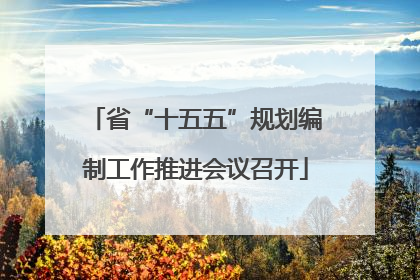 省“十五五”规划编制工作推进会议召开