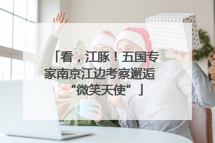 看，江豚！五国专家南京江边考察邂逅“微笑天使”