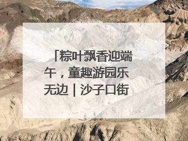 粽叶飘香迎端午，童趣游园乐无边｜沙子口街道儿童端午游园活动圆满落幕