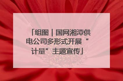 组图｜国网湘潭供电公司多形式开展“计量”主题宣传