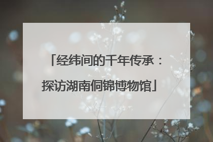 经纬间的千年传承：探访湖南侗锦博物馆