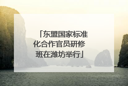 东盟国家标准化合作官员研修班在潍坊举行