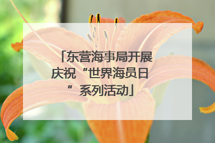 东营海事局开展庆祝“世界海员日”系列活动