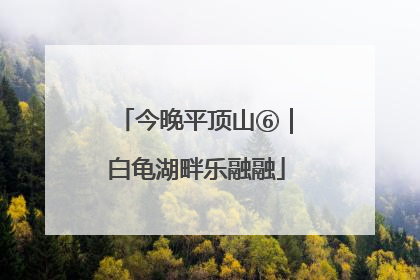 今晚平顶山⑥｜白龟湖畔乐融融