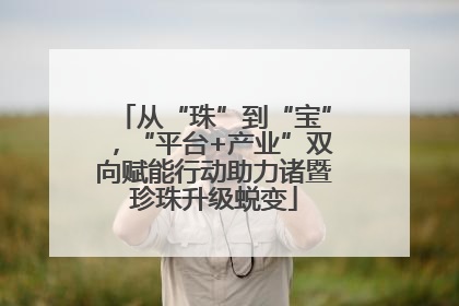 从“珠”到“宝”，“平台+产业”双向赋能行动助力诸暨珍珠升级蜕变