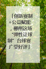 创新赛制+公益赋能，郴州这场“弹性让球制”台球赛广受好评