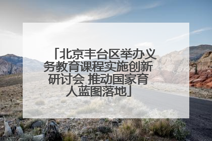 北京丰台区举办义务教育课程实施创新研讨会 推动国家育人蓝图落地