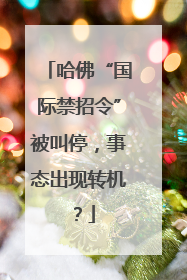 哈佛“国际禁招令”被叫停，事态出现转机？