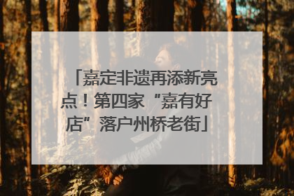 嘉定非遗再添新亮点！第四家“嘉有好店”落户州桥老街