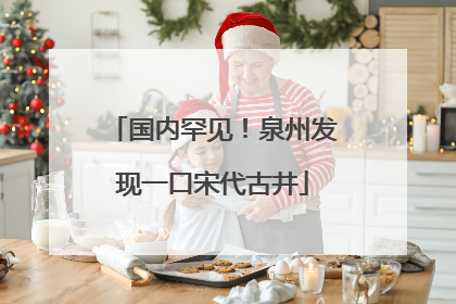 国内罕见！泉州发现一口宋代古井