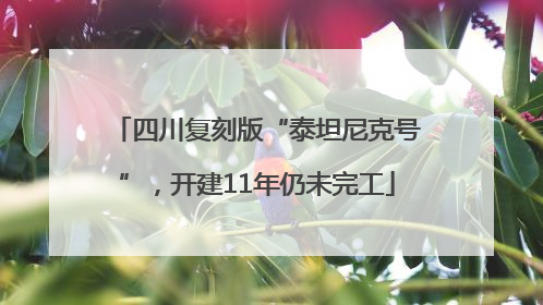 四川复刻版“泰坦尼克号”，开建11年仍未完工