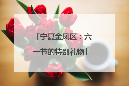宁夏金凤区：六一节的特别礼物
