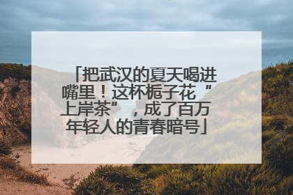 把武汉的夏天喝进嘴里！这杯栀子花“上岸茶”，成了百万年轻人的青春暗号