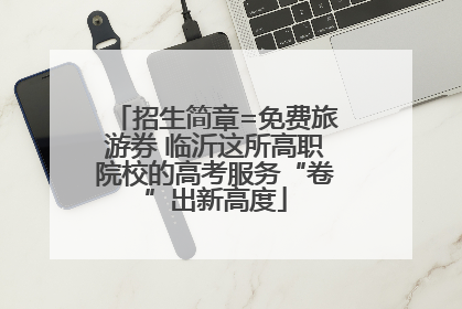 招生简章=免费旅游券 临沂这所高职院校的高考服务“卷”出新高度