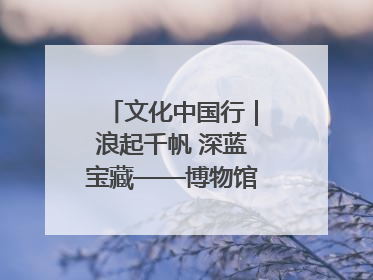 文化中国行｜浪起千帆 深蓝宝藏——博物馆里的海丝遗珍