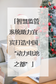 智慧监管系统助力宜宾打造中国“动力电池之都”