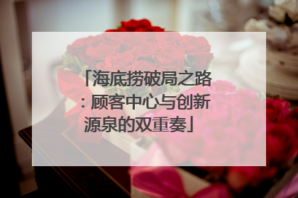 海底捞破局之路：顾客中心与创新源泉的双重奏