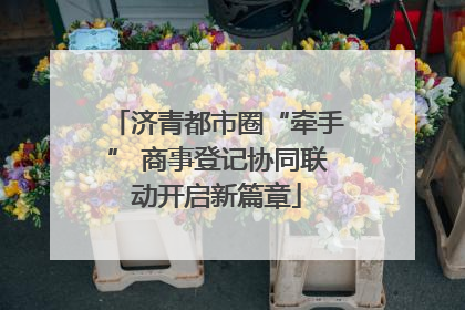 济青都市圈“牵手” 商事登记协同联动开启新篇章