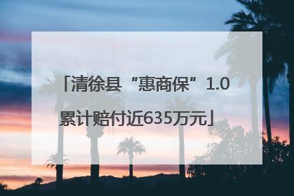 清徐县“惠商保”1.0累计赔付近635万元