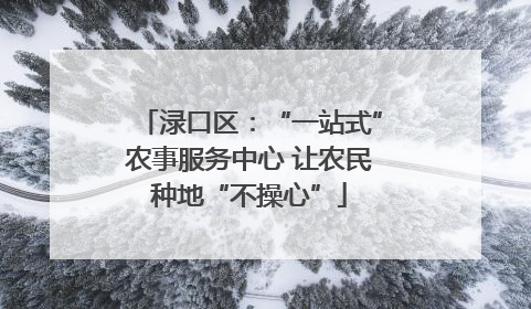 渌口区：“一站式”农事服务中心 让农民种地“不操心”