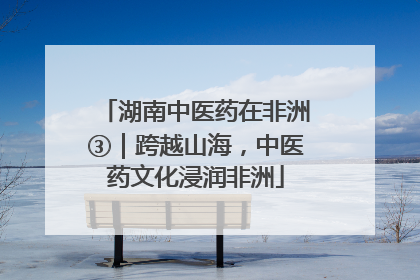 湖南中医药在非洲③｜跨越山海，中医药文化浸润非洲