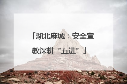湖北麻城：安全宣教深耕“五进”