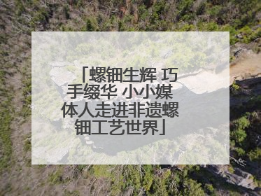螺钿生辉 巧手缀华 小小媒体人走进非遗螺钿工艺世界