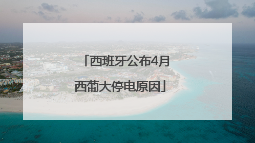 西班牙公布4月西葡大停电原因