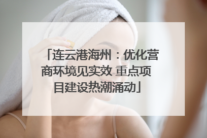 连云港海州：优化营商环境见实效 重点项目建设热潮涌动