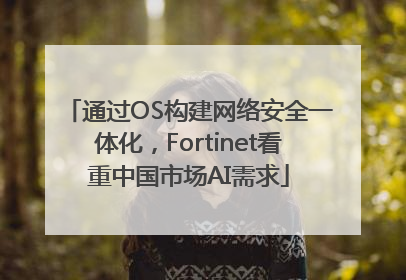 通过OS构建网络安全一体化，Fortinet看重中国市场AI需求