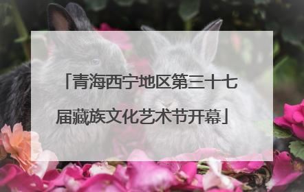 青海西宁地区第三十七届藏族文化艺术节开幕
