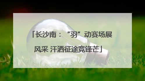 长沙南：“羽”动赛场展风采 汗洒征途竞锋芒