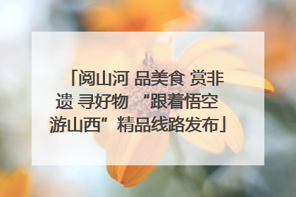 阅山河 品美食 赏非遗 寻好物 “跟着悟空游山西”精品线路发布