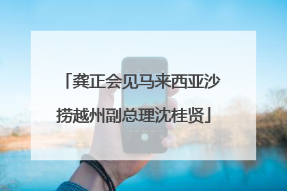 龚正会见马来西亚沙捞越州副总理沈桂贤