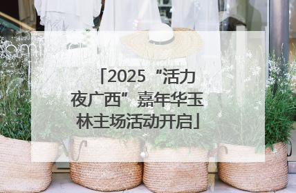 2025“活力夜广西”嘉年华玉林主场活动开启