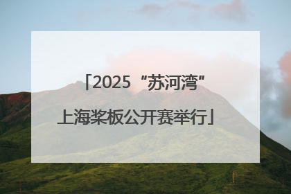 2025“苏河湾”上海桨板公开赛举行
