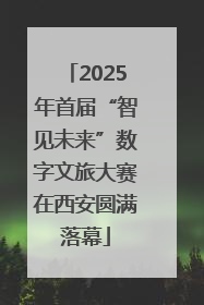 2025年首届“智见未来”数字文旅大赛在西安圆满落幕